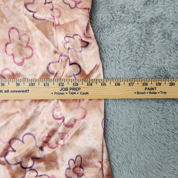 Wild Fable Slip Dress Womens S Floral Pink Short Sleeveless Square Neck Straps - Picture 10 of 16